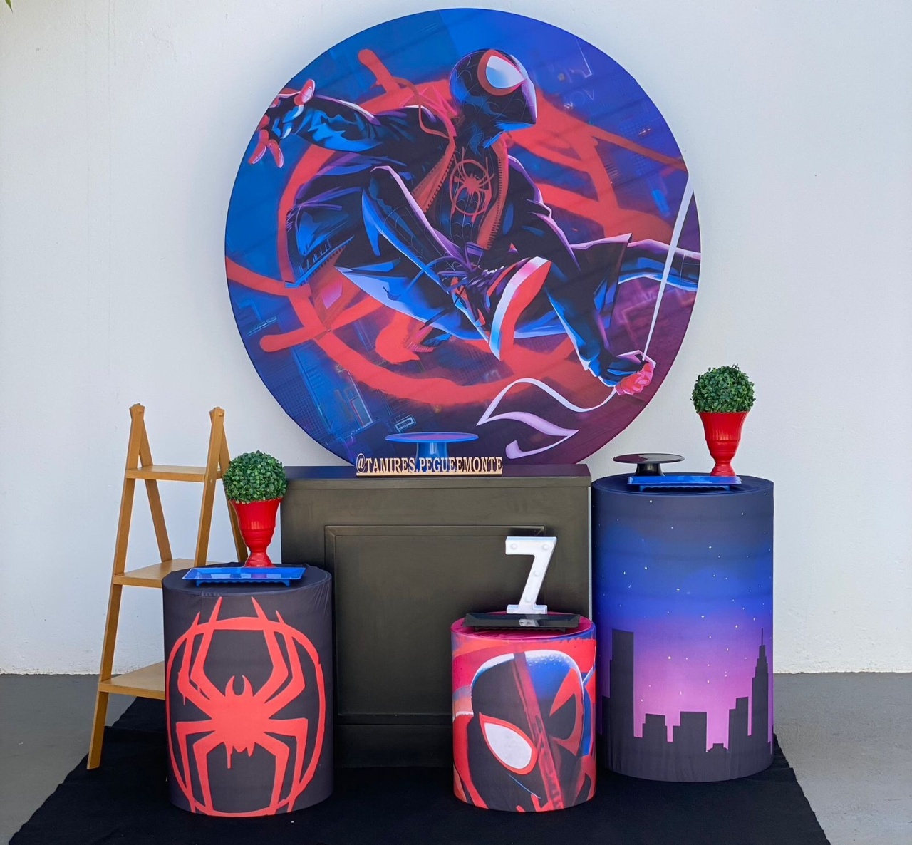 Aranha Miles Morales - Kit 2 - tamirespegueemonte