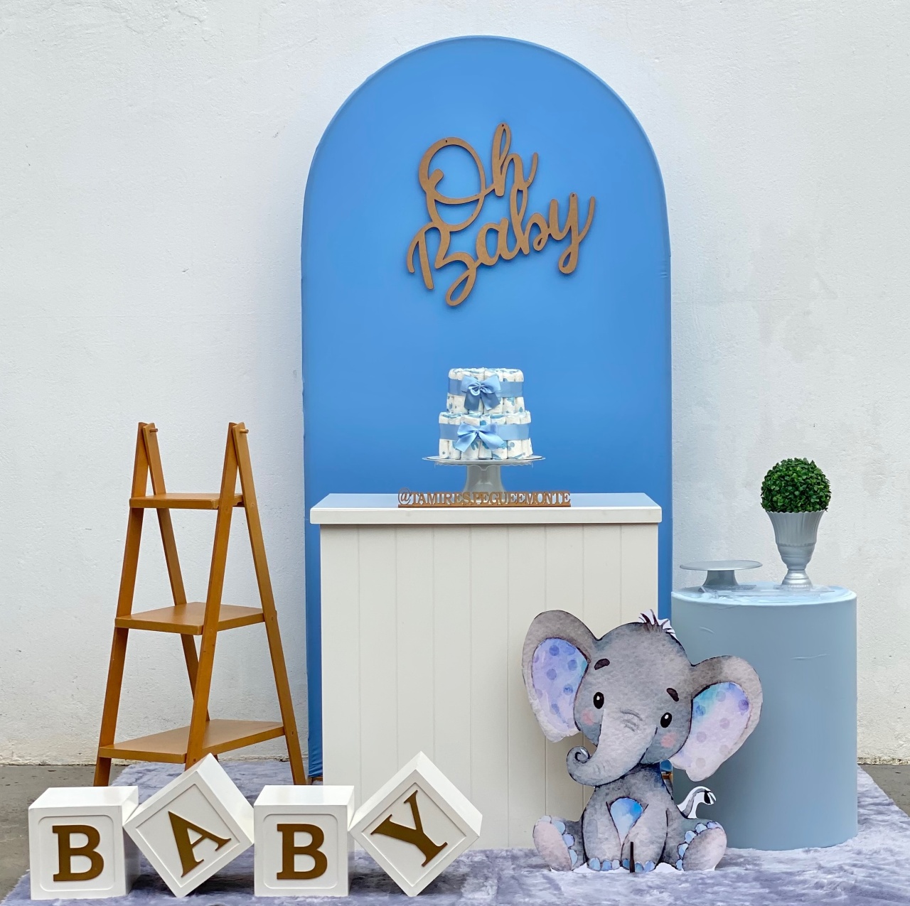Chá de Bebê Elefantinho - Kit 2 - tamirespegueemonte