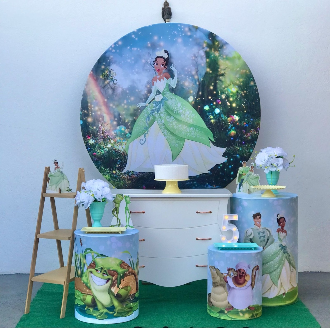 Princesa Tiana - Kit 2  - tamirespegueemonte