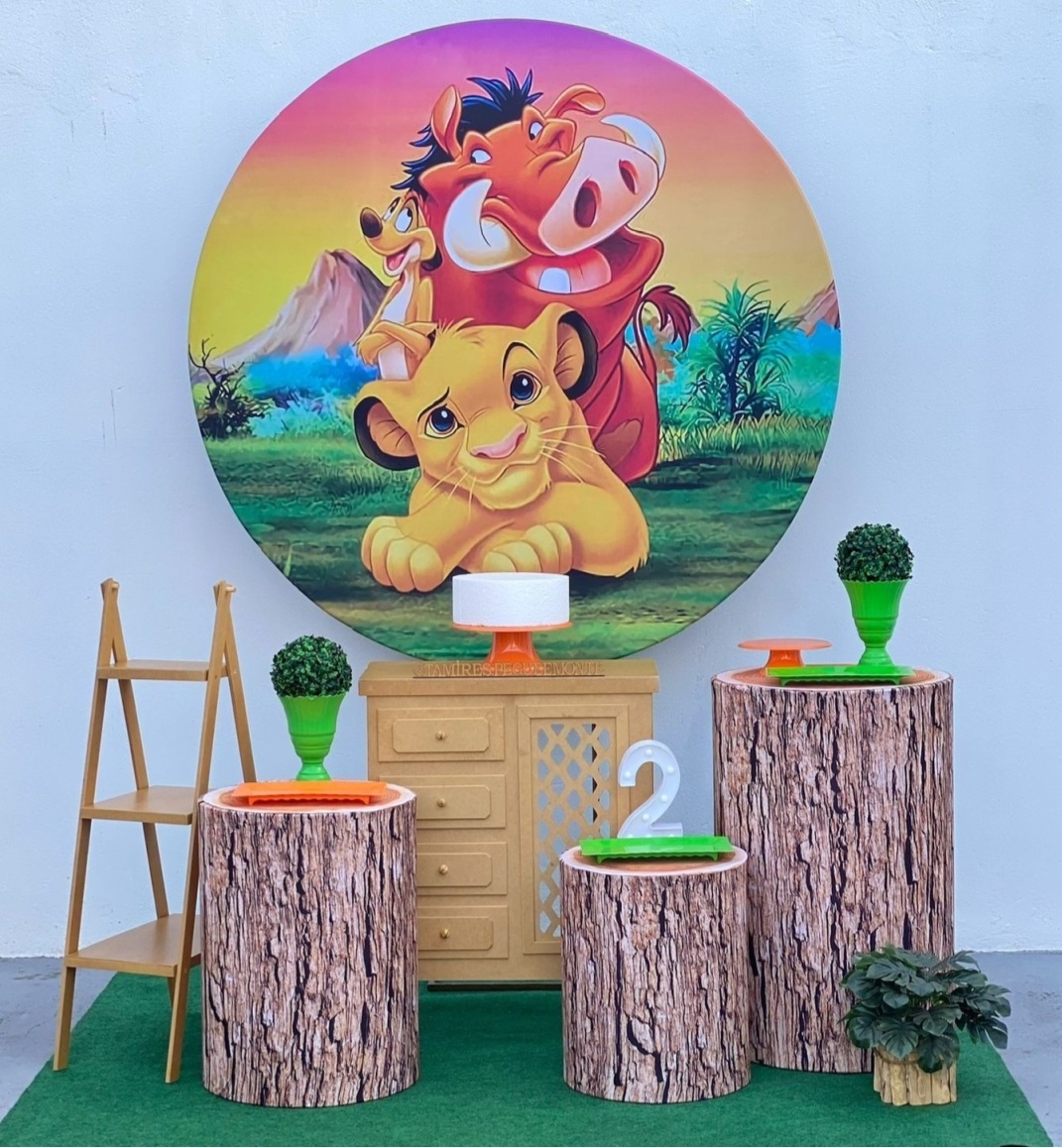 Rei Leao (Simba) Kit 2 - tamirespegueemonte