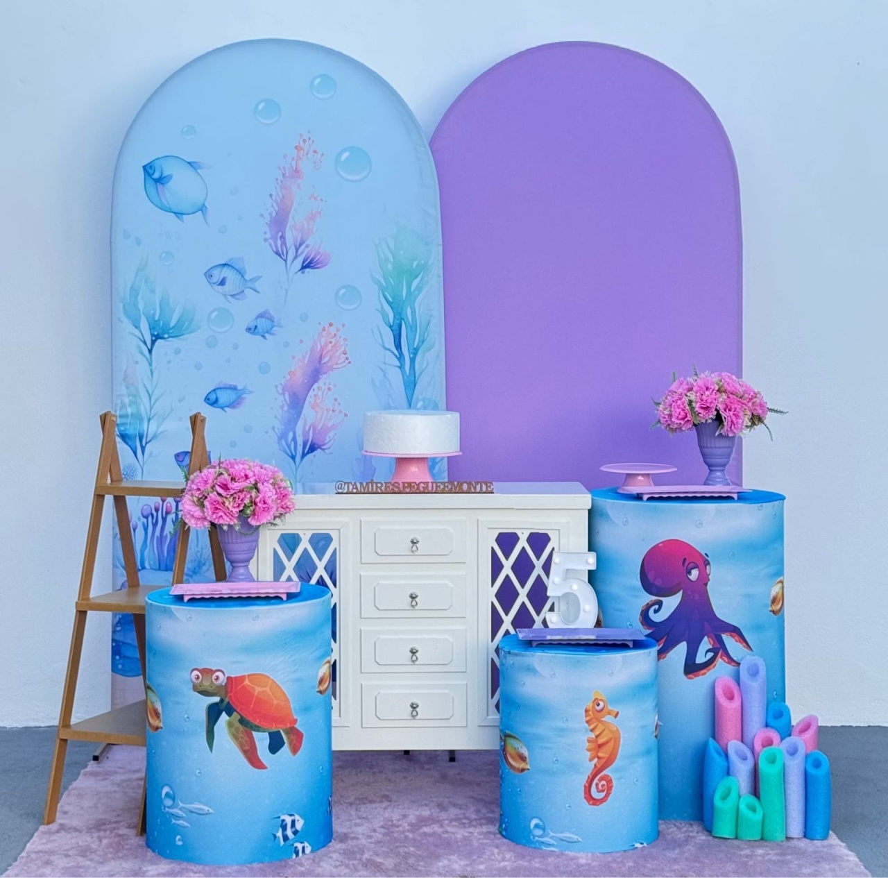 Fundo Do Mar Kit 3  (Menina Romanos) - tamirespegueemonte