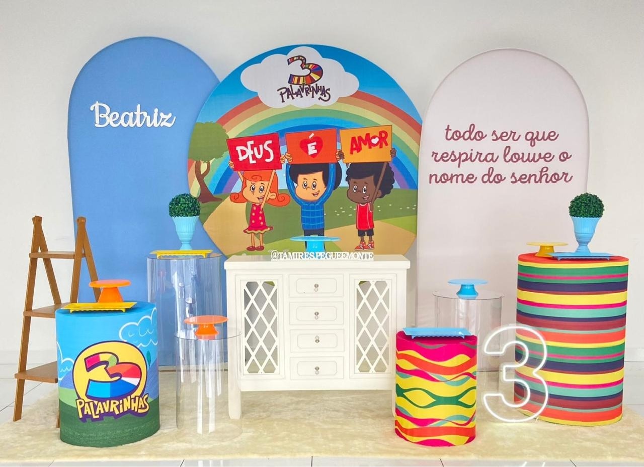 Kit Luxo Três Palavrinhas  - tamirespegueemonte