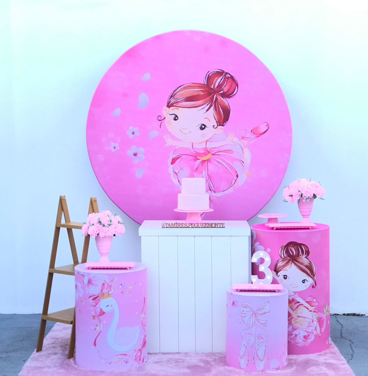 Bailarina Rosa - Kit 2 - tamirespegueemonte