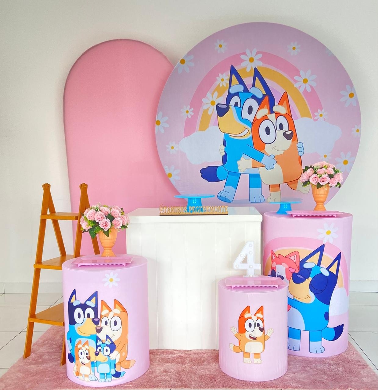 Bluey  Menina  Kit 3  - tamirespegueemonte