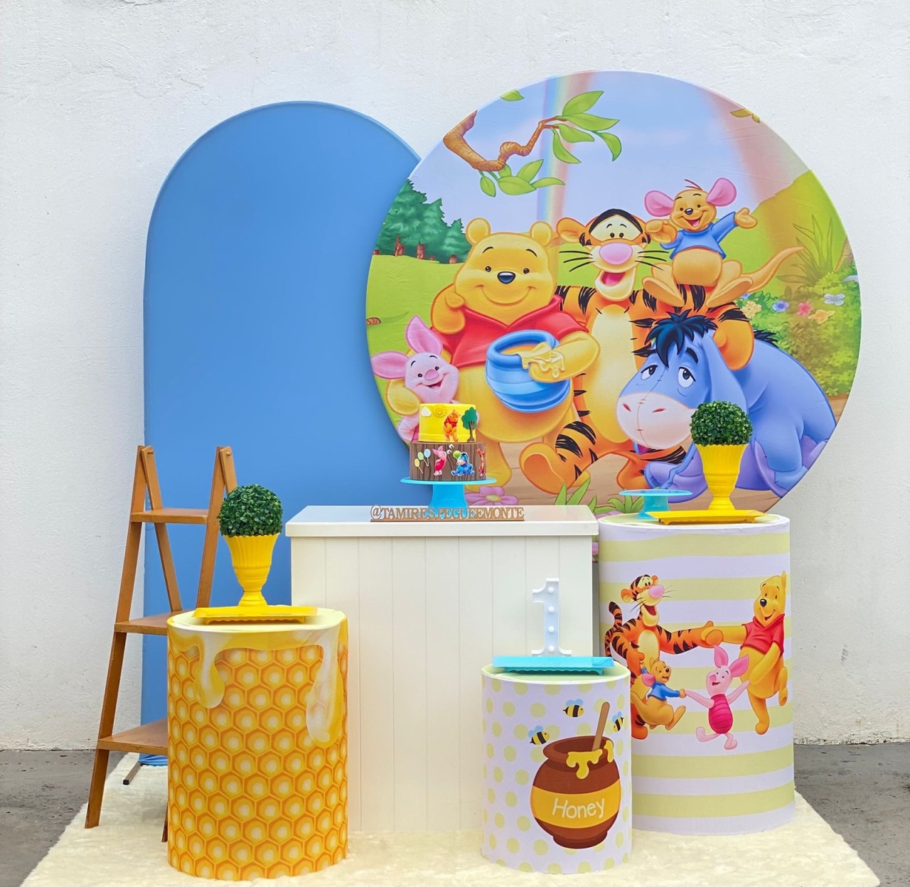 Ursinho Pooh - Kit 3 (Romano Azul) - tamirespegueemonte