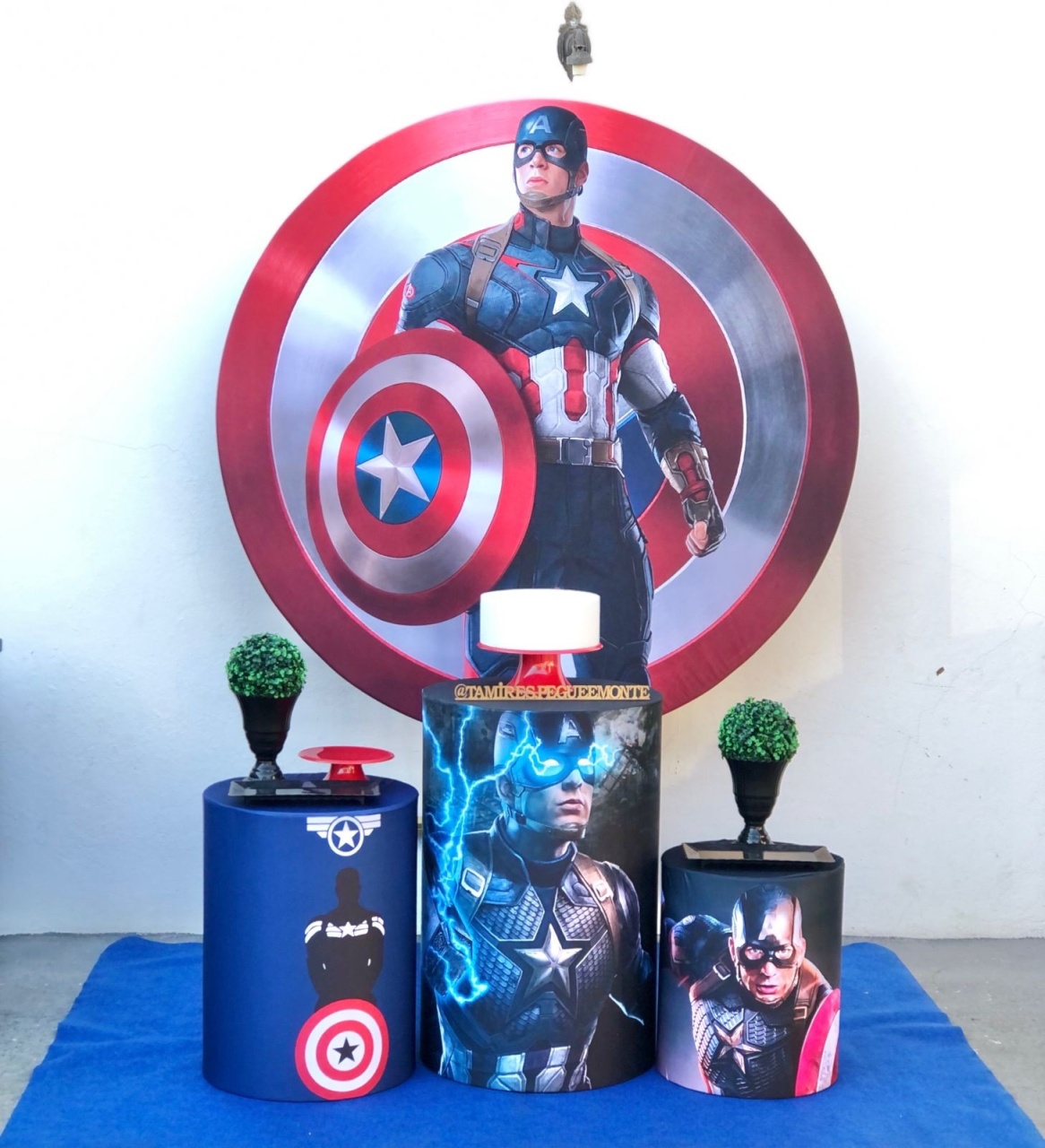 Capitão América 1 Kit 1  - tamirespegueemonte