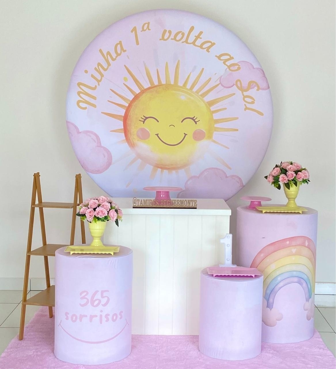 Minha Primeira Volta Ao Sol Menina  Kit 2 - tamirespegueemonte
