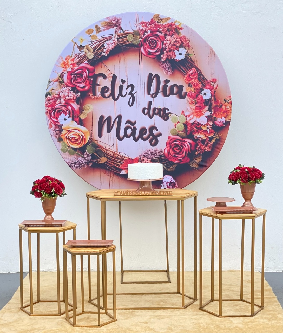 Dia das Mães -  Guirlanda Flores Kit 2 - tamirespegueemonte