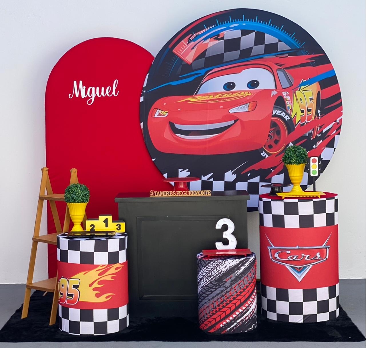 Carros Relâmpago Mcqueen 2 - Kit 3 - tamirespegueemonte