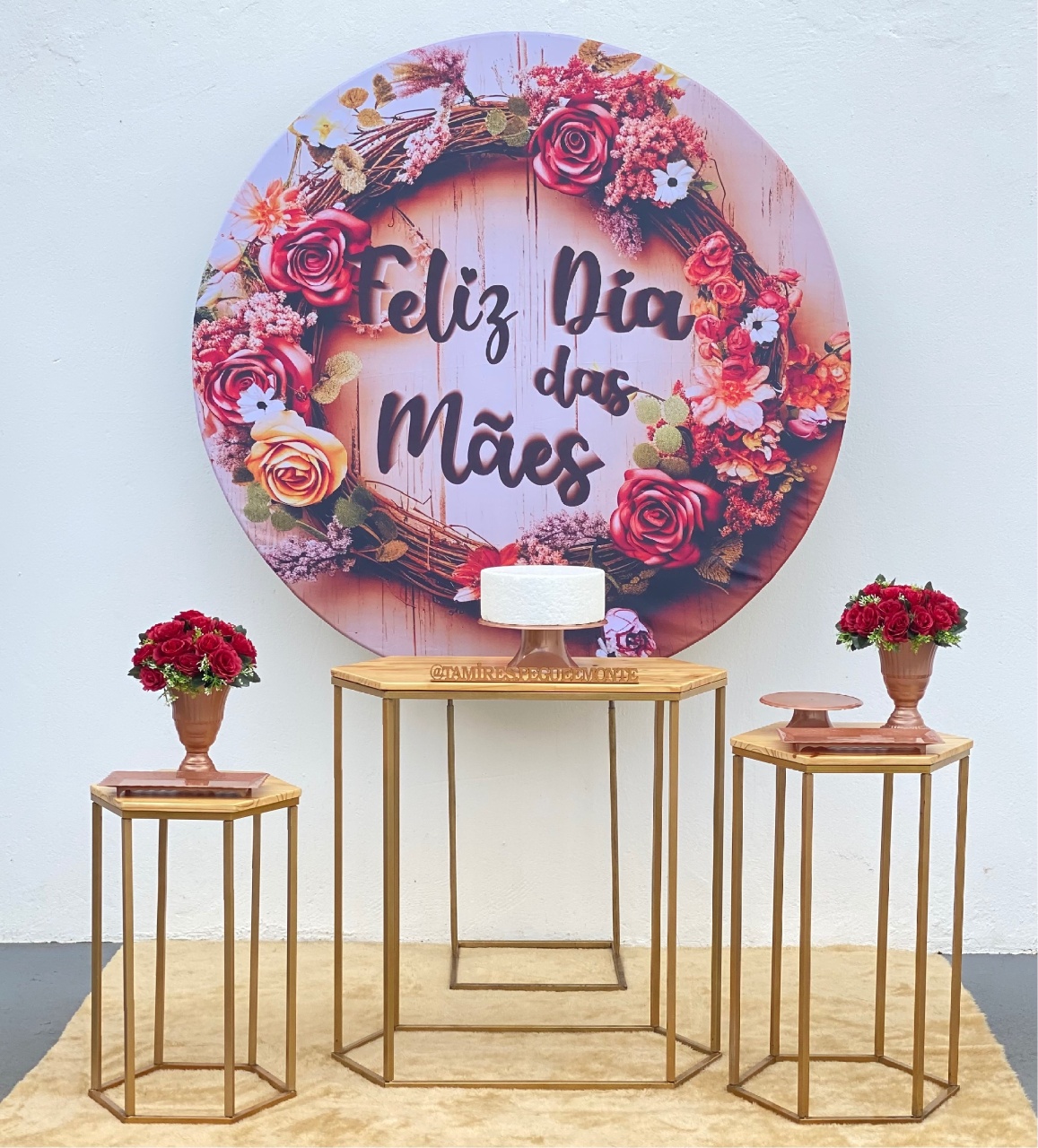 Dia das Mães -  Guirlanda Flores Kit 1 - tamirespegueemonte