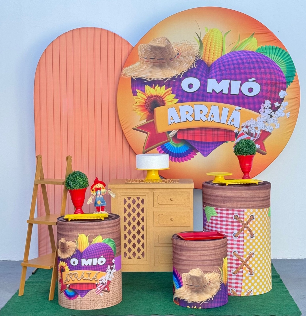 O Mió Arraiá  Kit 3 - tamirespegueemonte