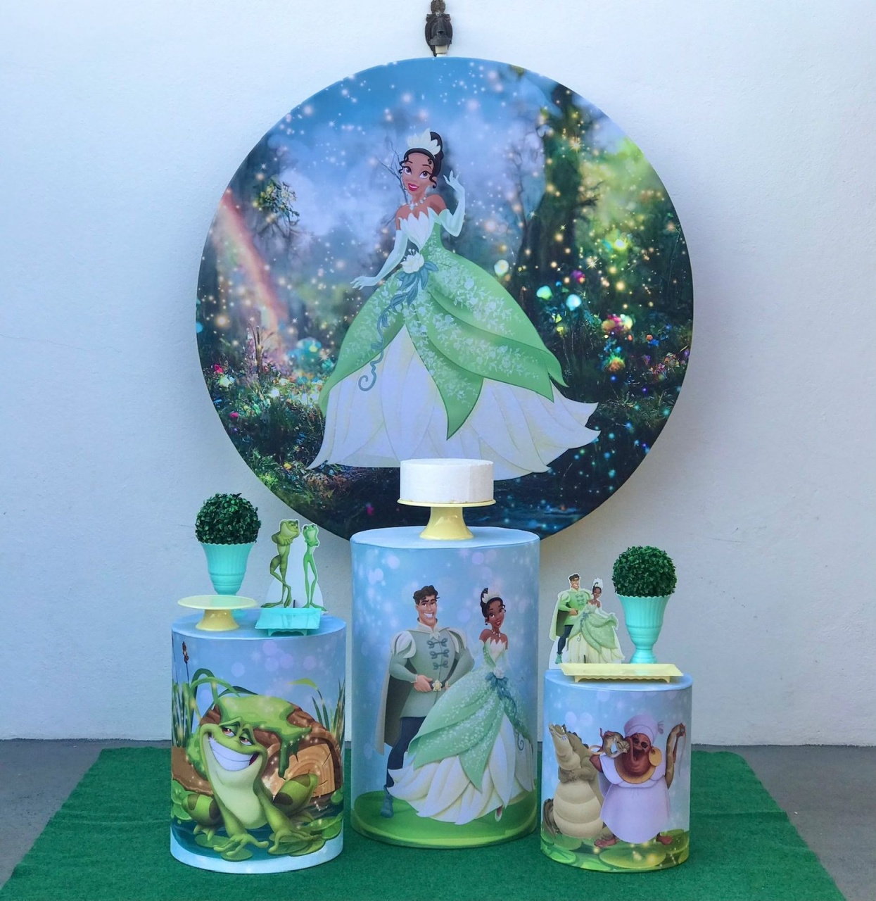 Princesa Tiana - Kit 1 - tamirespegueemonte