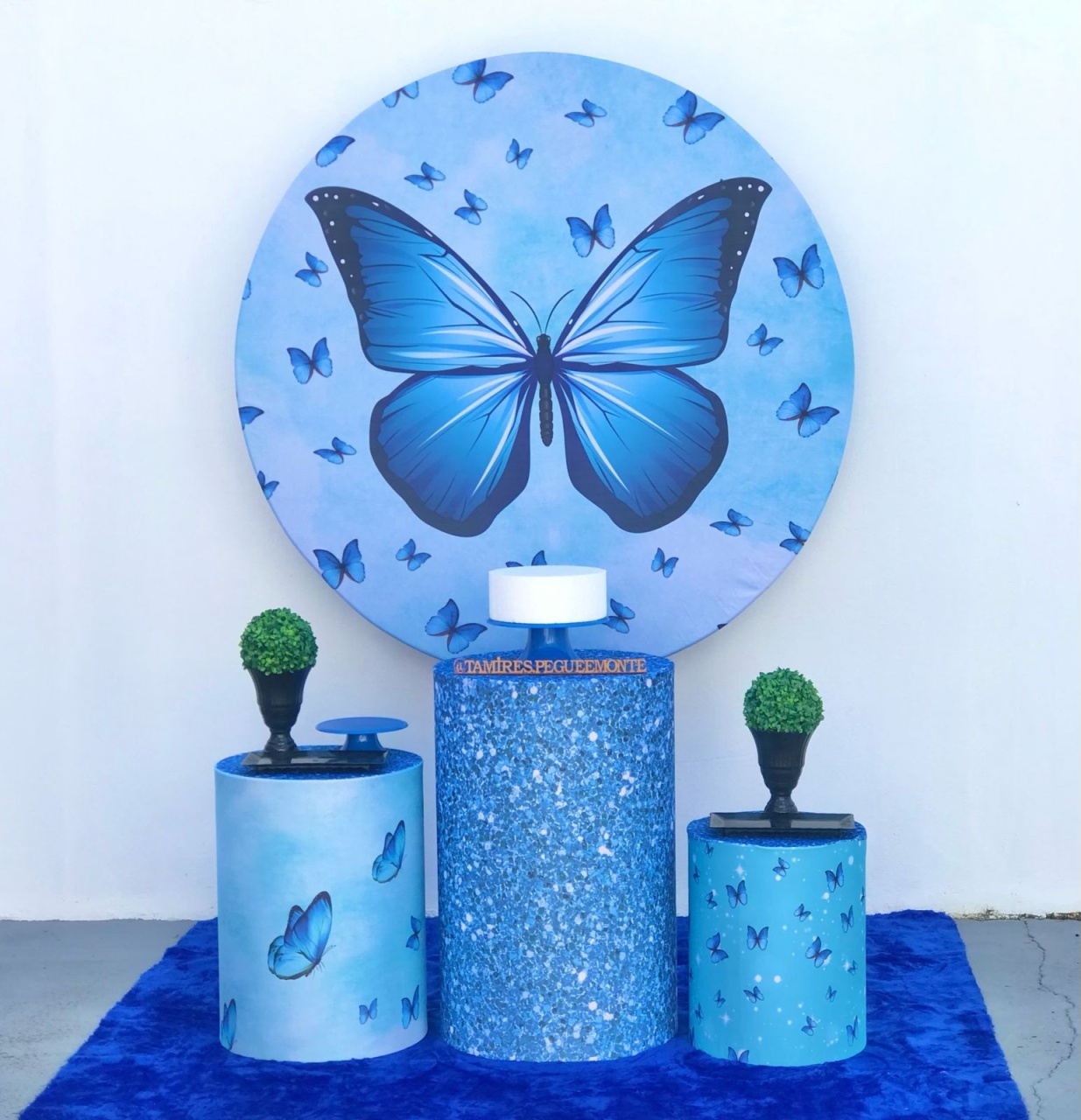 Borboleta Azul - Kit 1 - tamirespegueemonte