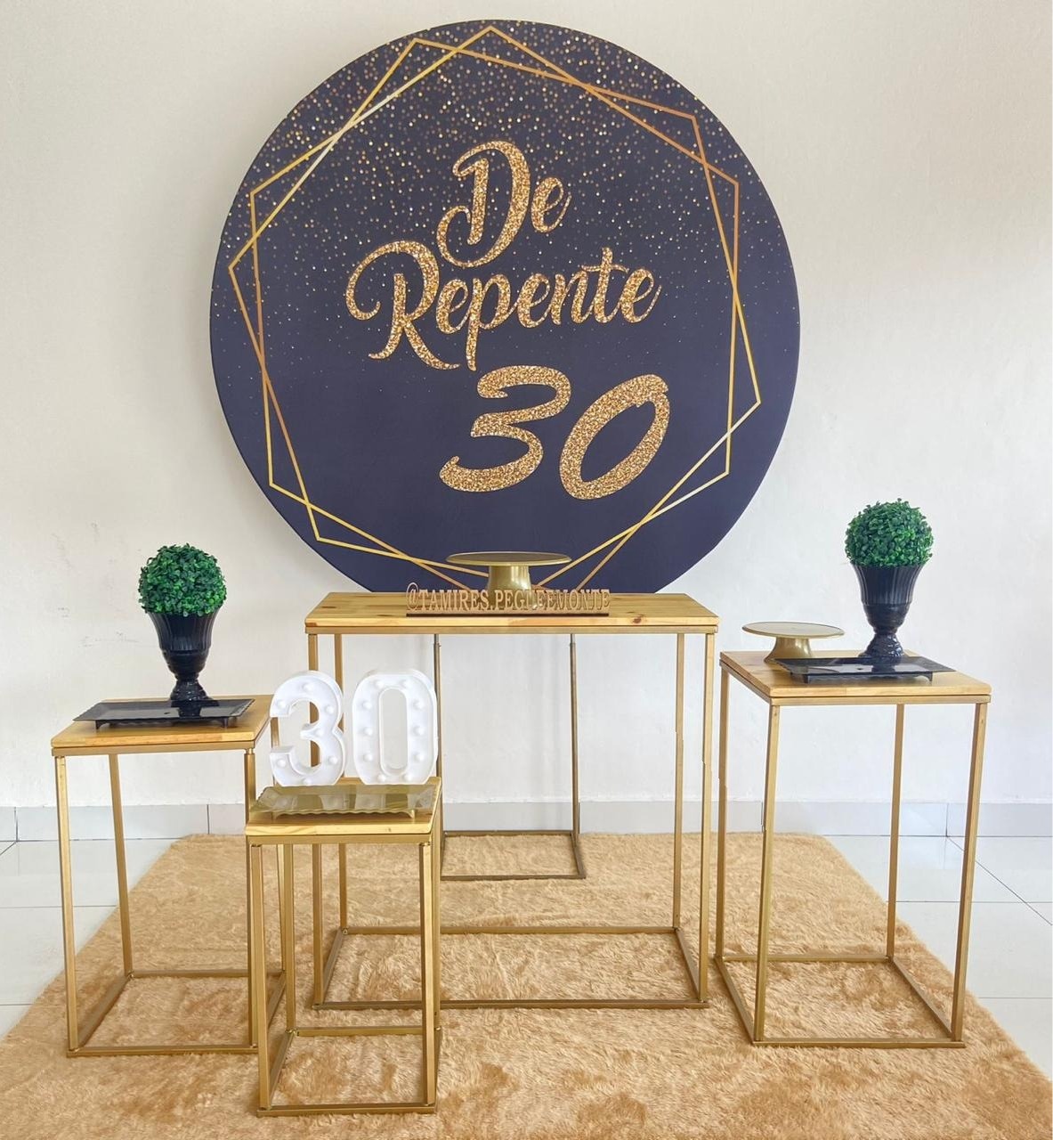 de Repente 30 - Kit 2 (Com Mesinha)   - tamirespegueemonte