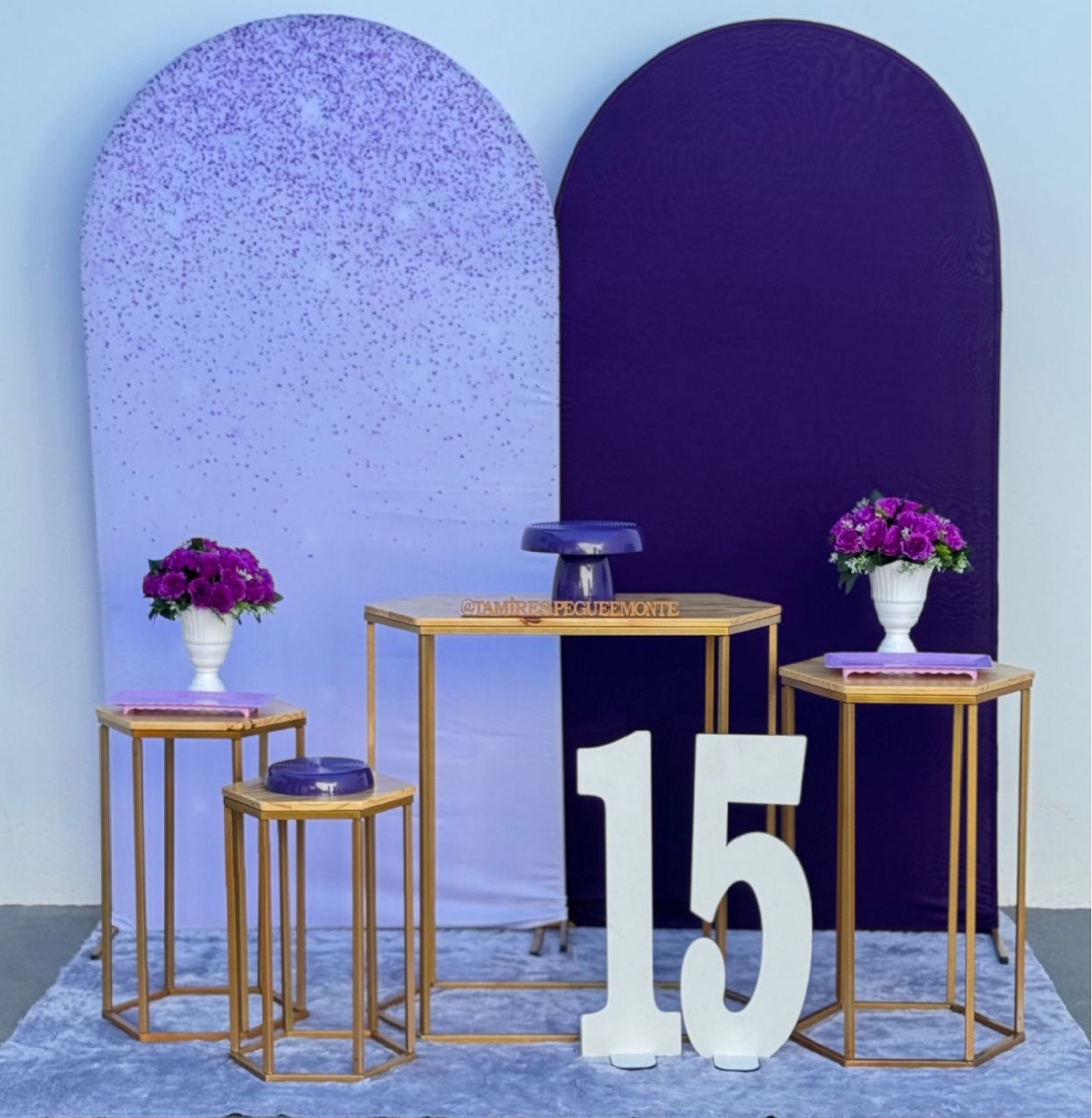 Romano Adulto Roxo E Efeito Lilás - Kit 3  - tamirespegueemonte