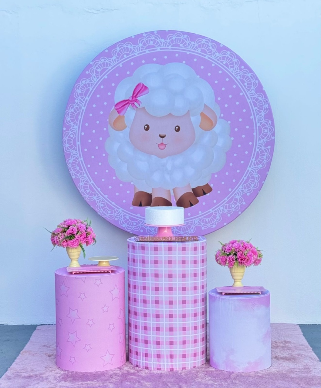 Ovelhinha Rosa - Kit 1 - tamirespegueemonte