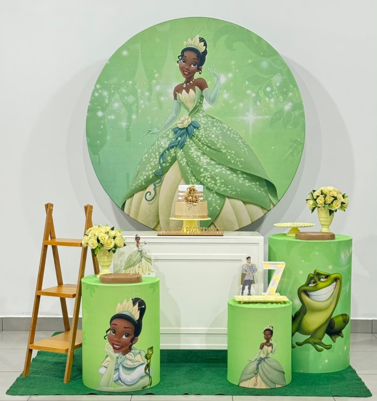 Princesa Tiana 2 - Kit 2 - tamirespegueemonte