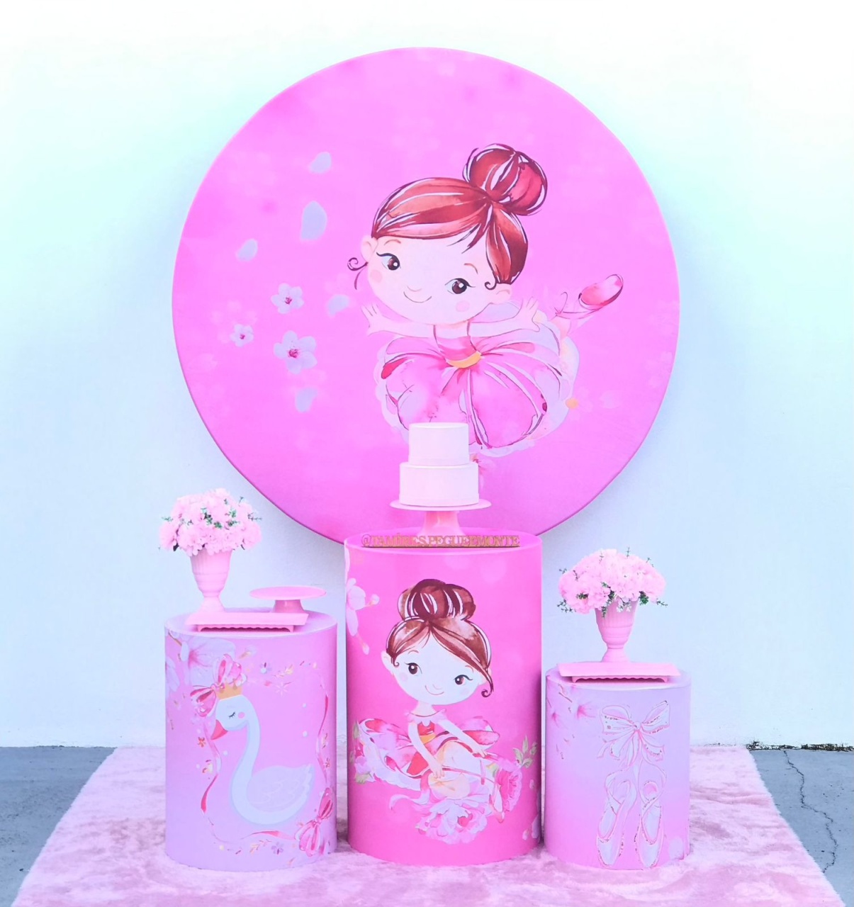 Bailarina Rosa - Kit 1 - tamirespegueemonte