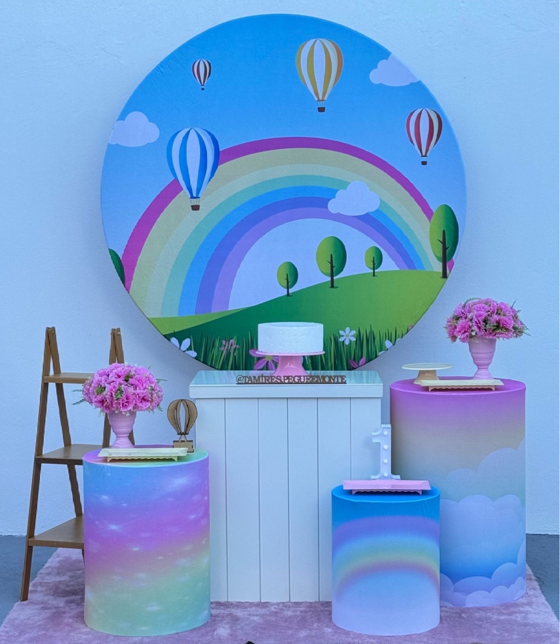  Arco Iris / Baloes - Kit 2 - tamirespegueemonte