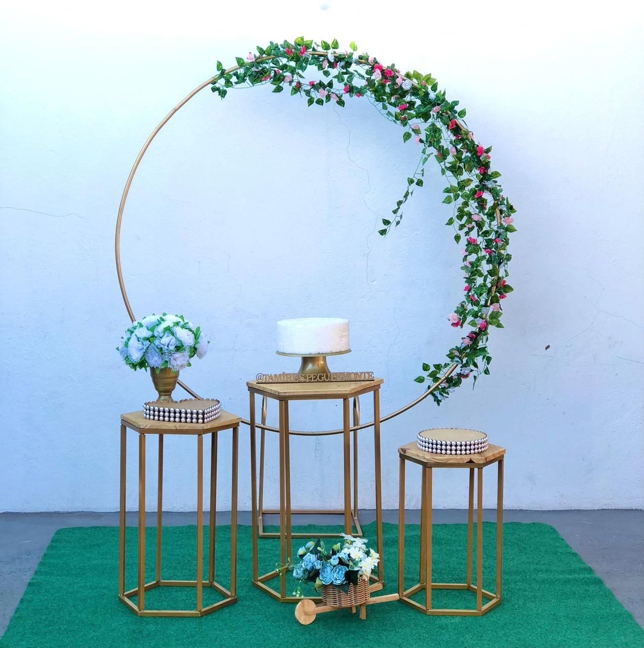 Arco Floral (Sextavadas) Kit 1  - tamirespegueemonte