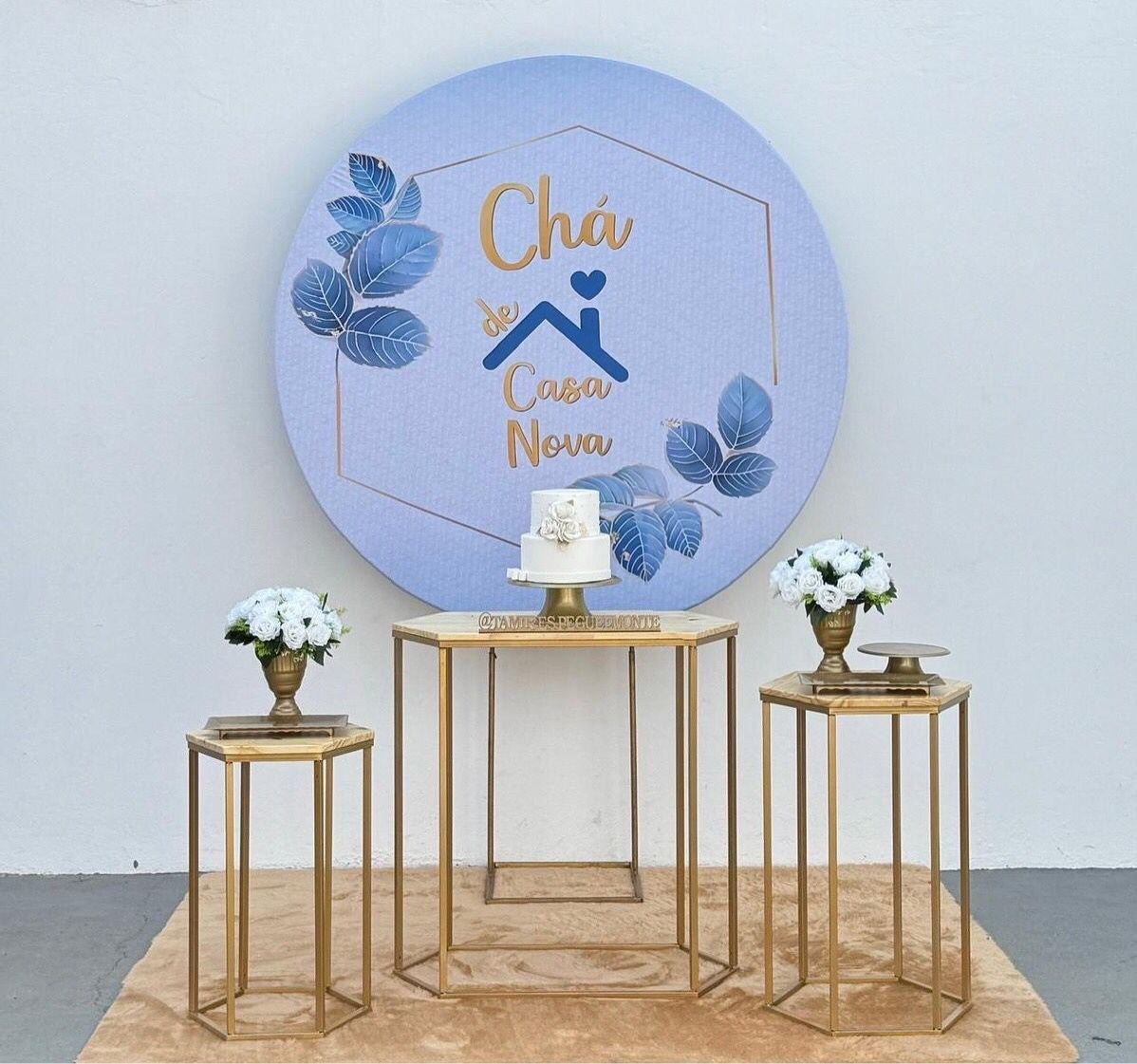 Cha de Casa Nova Azul Kit 1  (Mesinha) - tamirespegueemonte