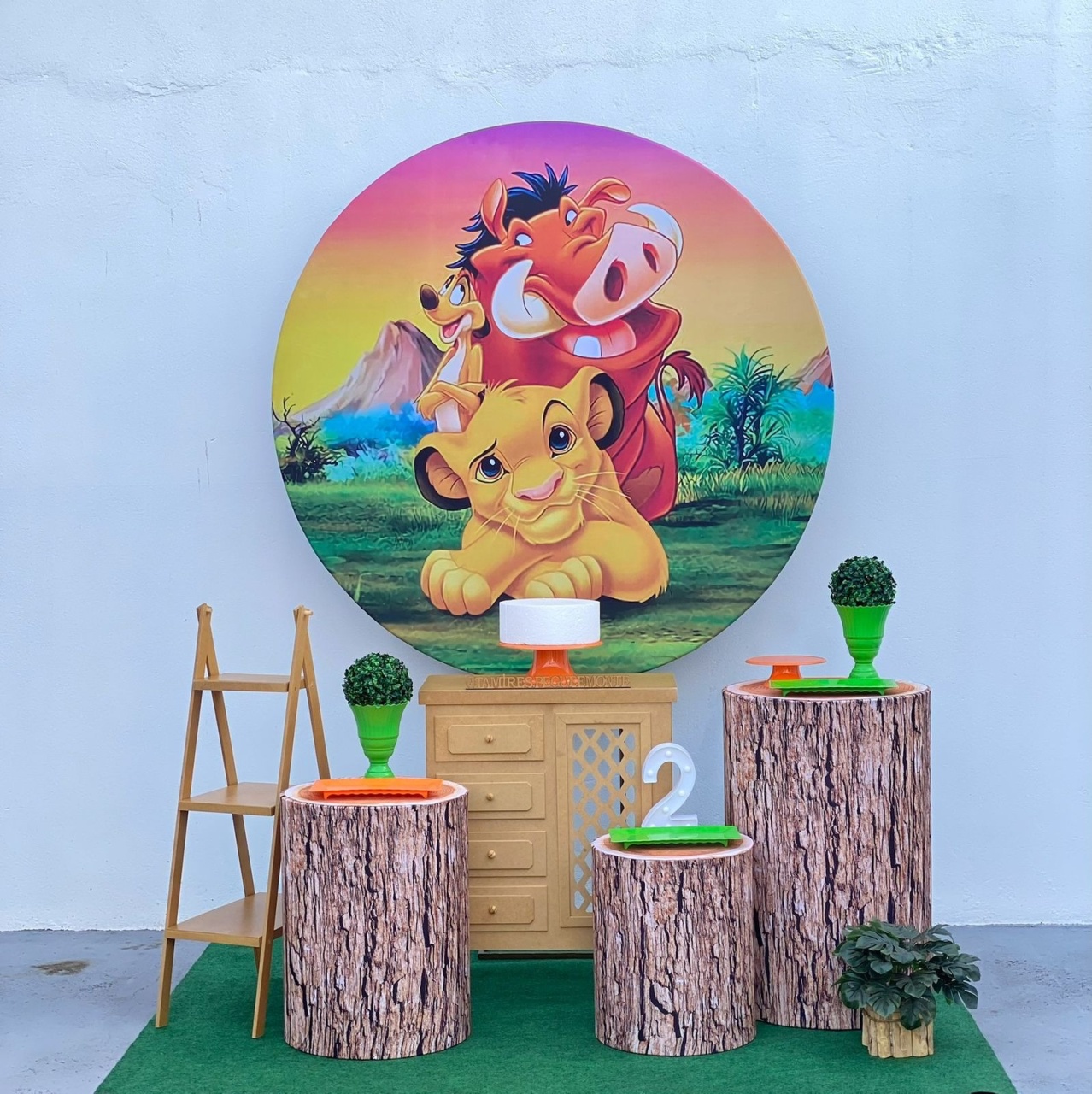 Rei Leao (Simba) Kit 2 - tamirespegueemonte