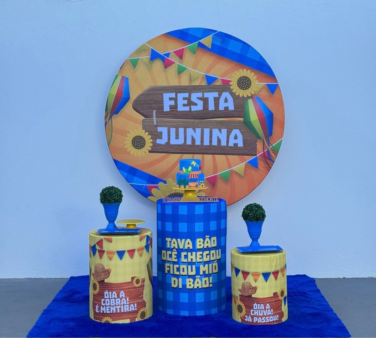 Festa Junina Azul- Kit 1 - tamirespegueemonte