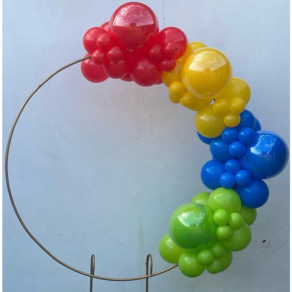 Arco de Balões Orgânico Take Away Em Blocos - tamirespegueemonte