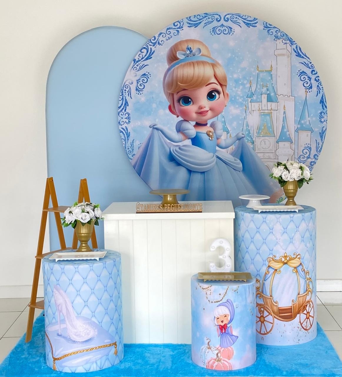 Cinderela Cute  Kit 3  - tamirespegueemonte