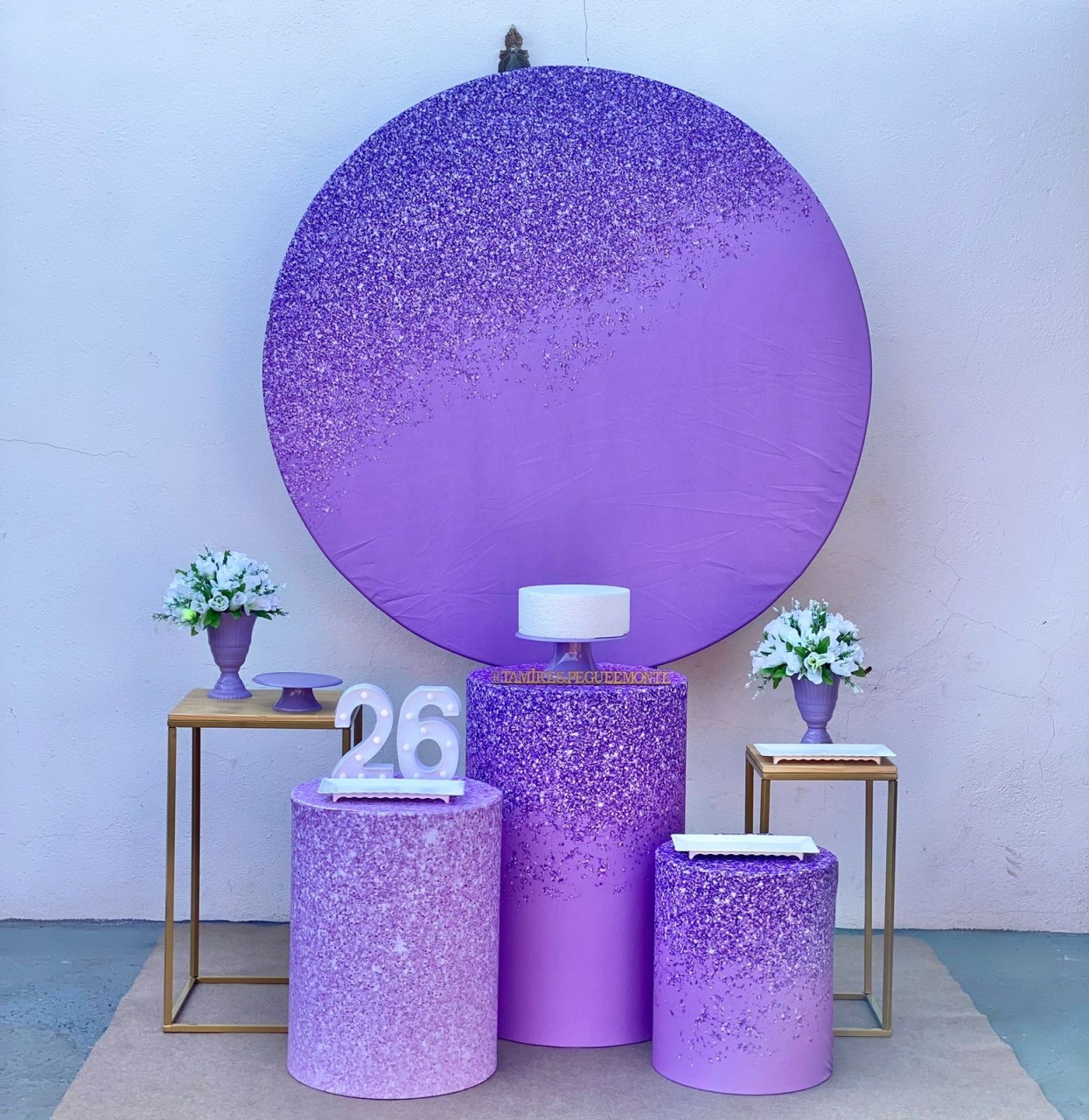 Efeito Glitter Lilás Kit 2 - tamirespegueemonte
