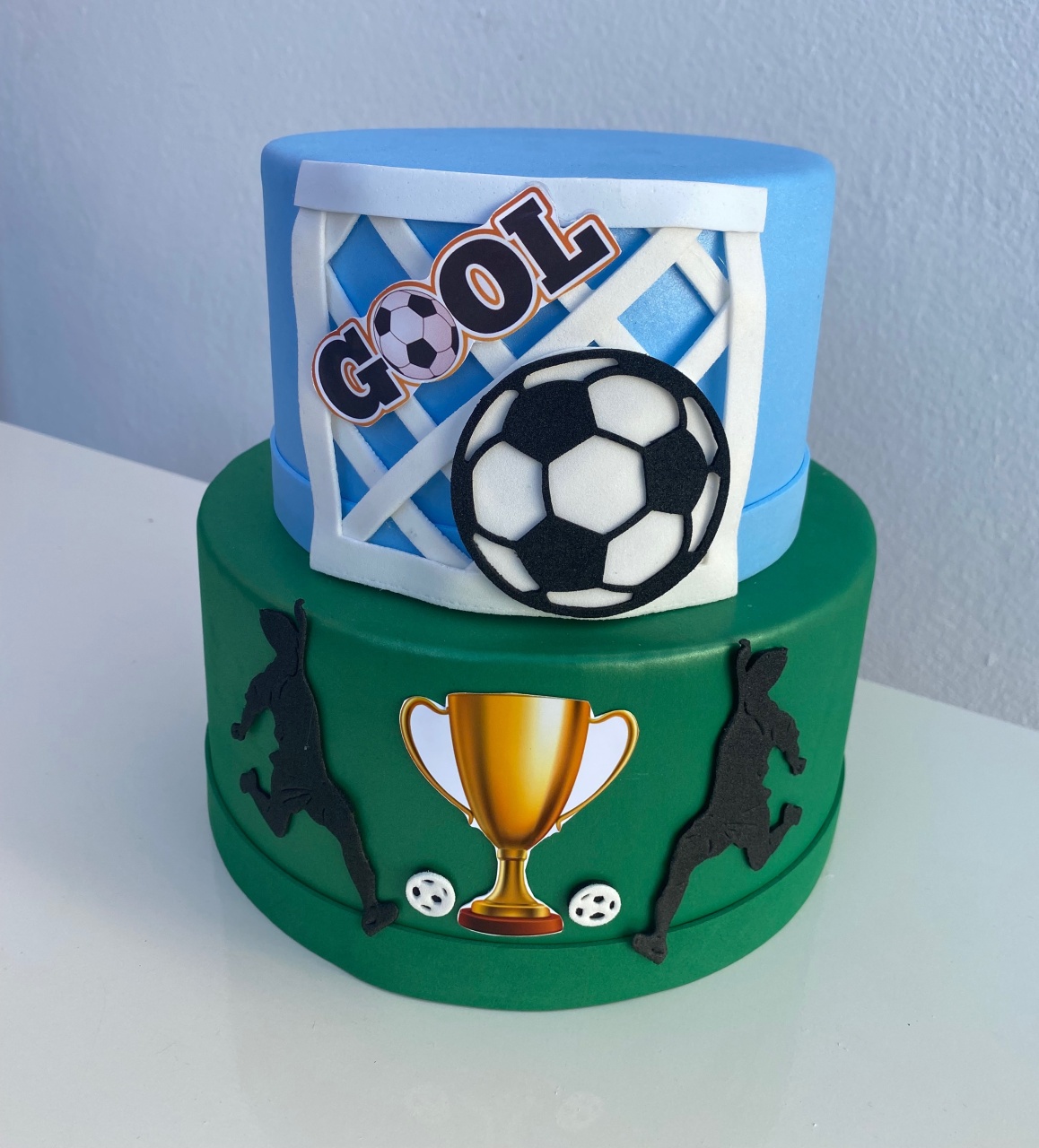 Bolo Fake - Futebol - tamirespegueemonte