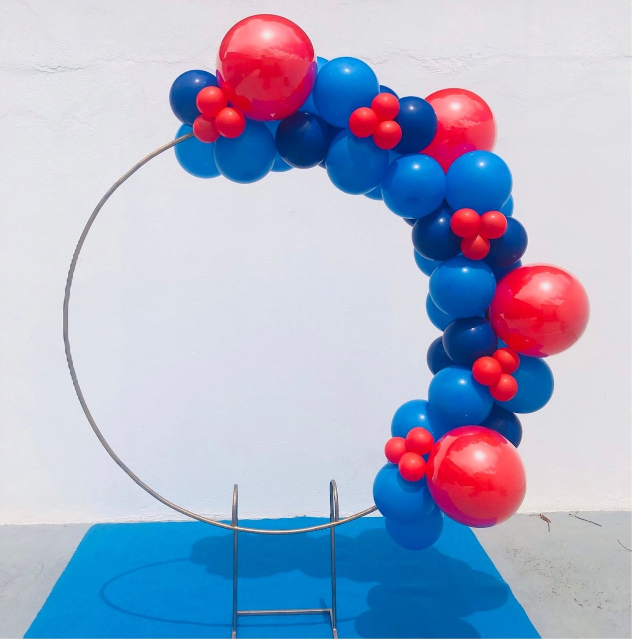 Arco de Baloes Taike Away  Homem Aranha (16 E 5 Vermelho, 9 Azul E 8 Azul Escuro - tamirespegueemonte
