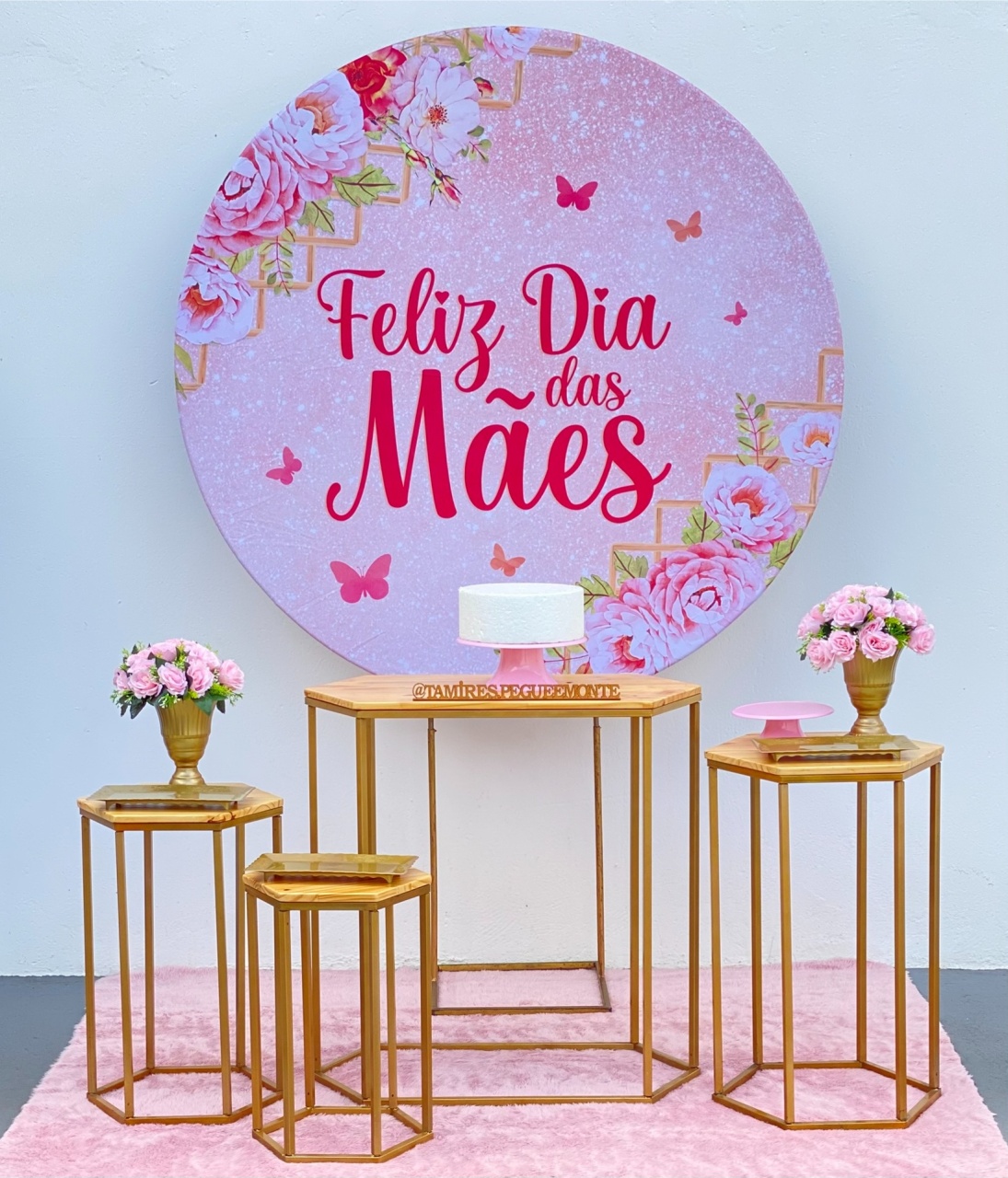 Dia das Mães - Flores Rosa Kit 2 - tamirespegueemonte