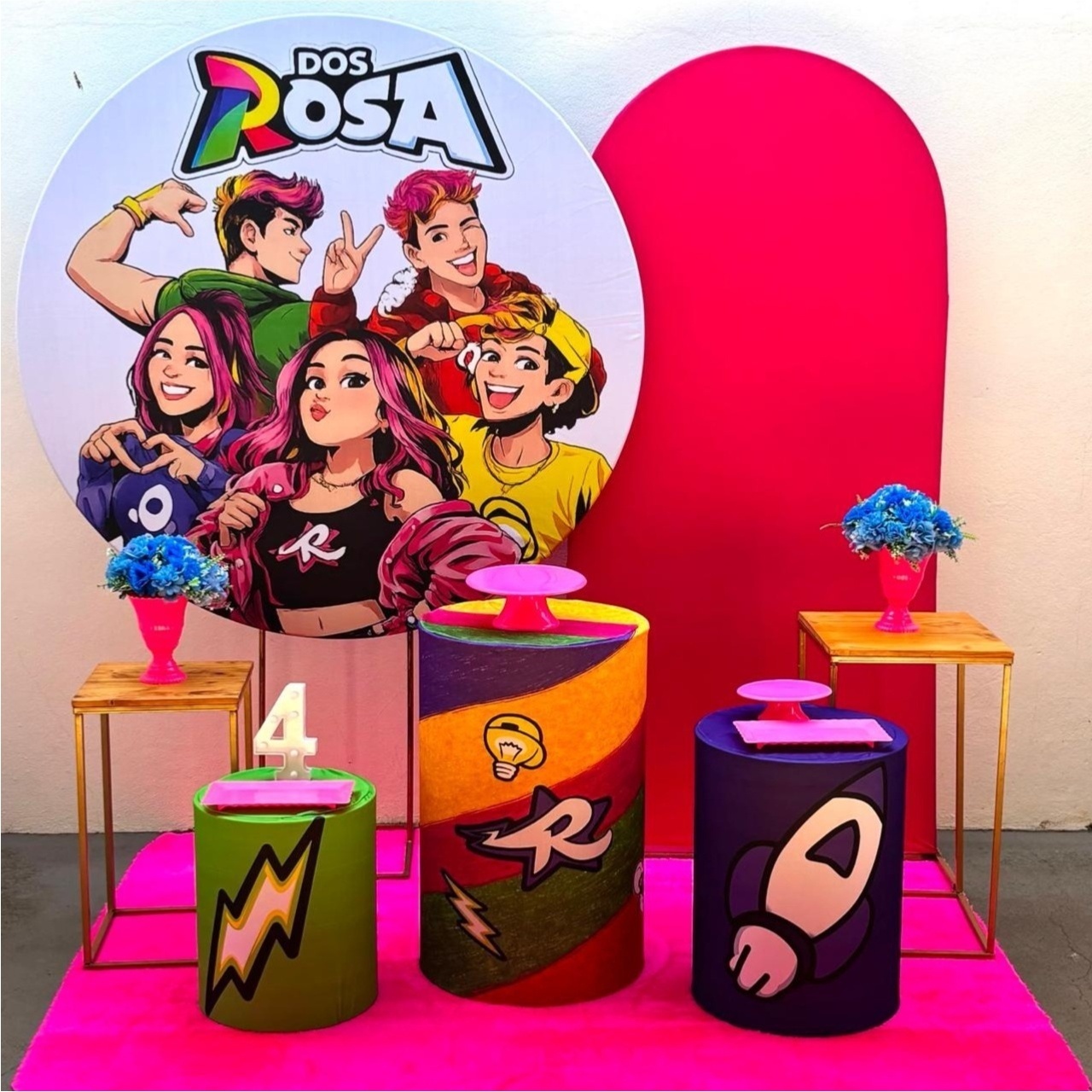 dos Rosas - Kit 3 (Mesinhas) - tamirespegueemonte