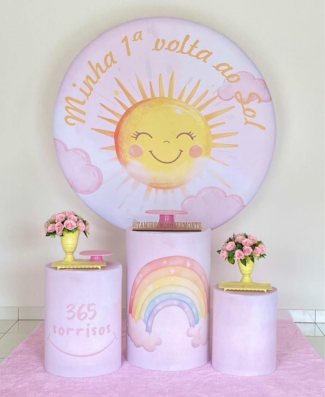 Minha Primeira Volta Ao Sol Menina  Kit 1 - tamirespegueemonte