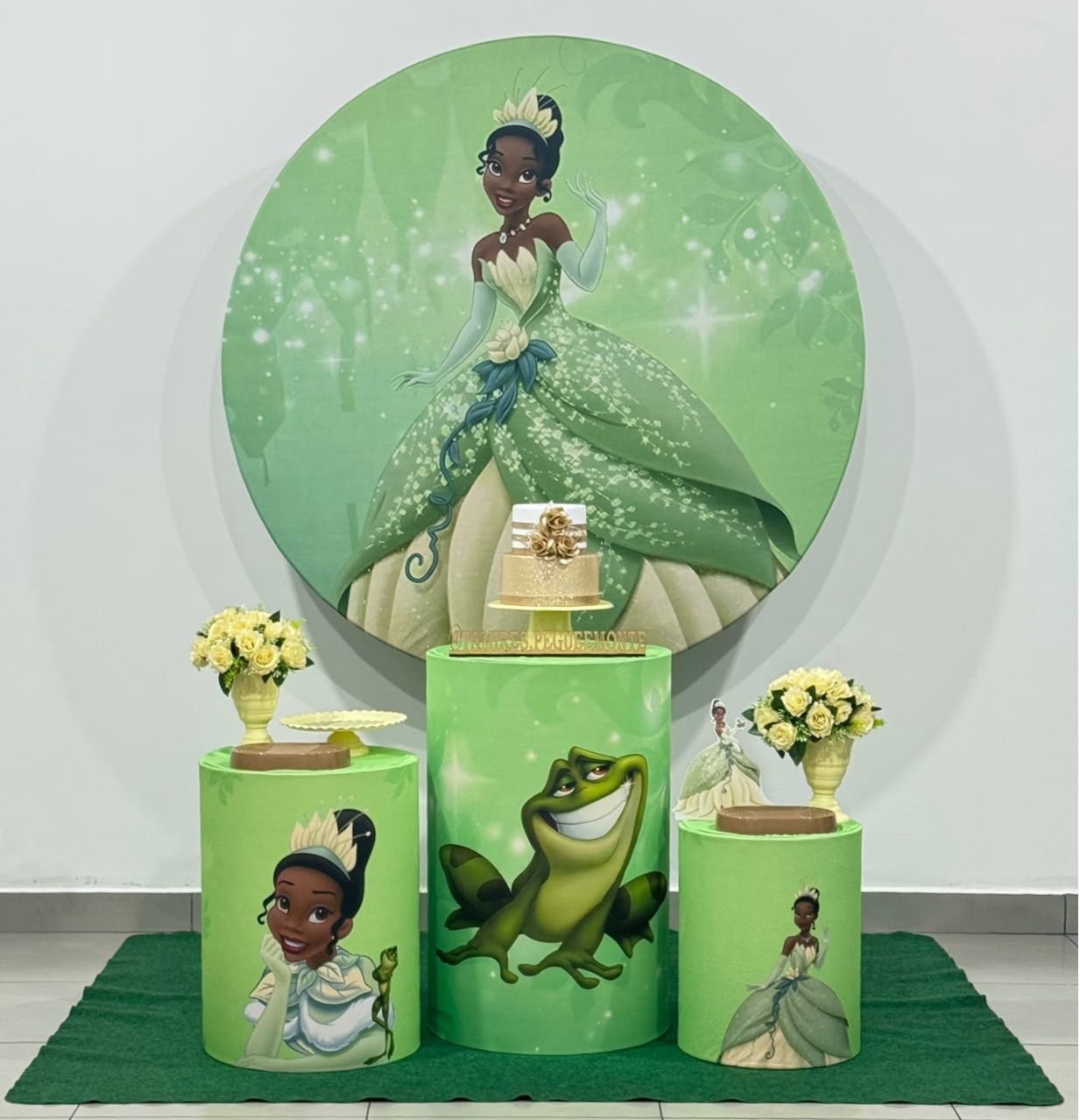 Princesa Tiana 2 - Kit 1 - tamirespegueemonte