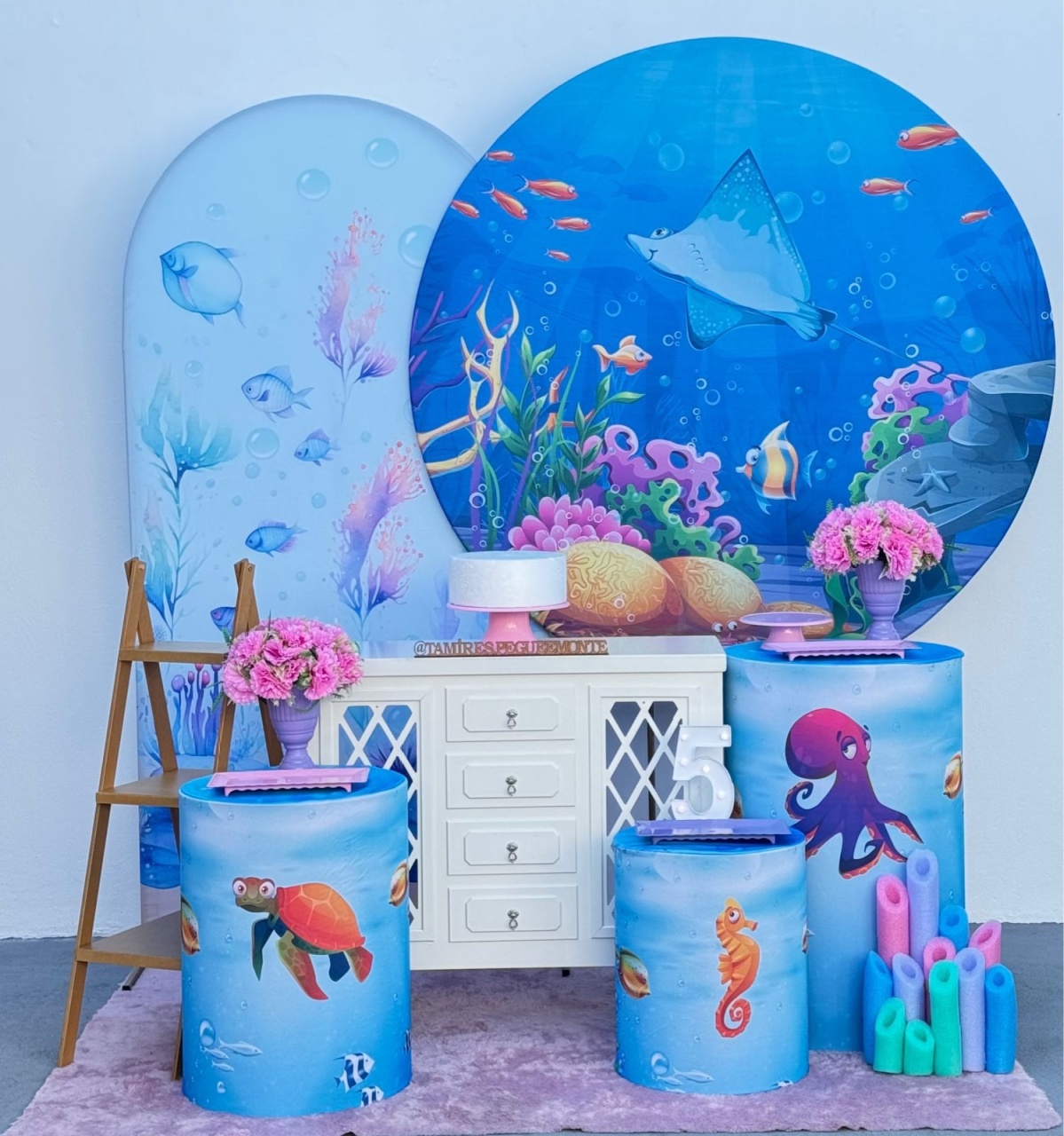 Fundo Do Mar Kit 3  (Menina) - tamirespegueemonte