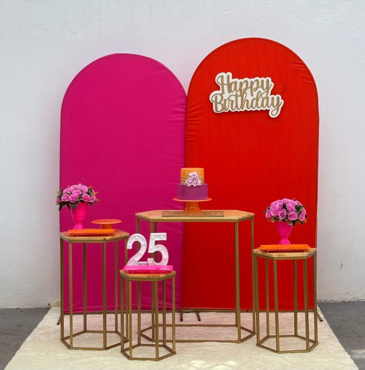 Romano Adulto Rosa Pink E Laranja - Kit 3 - tamirespegueemonte
