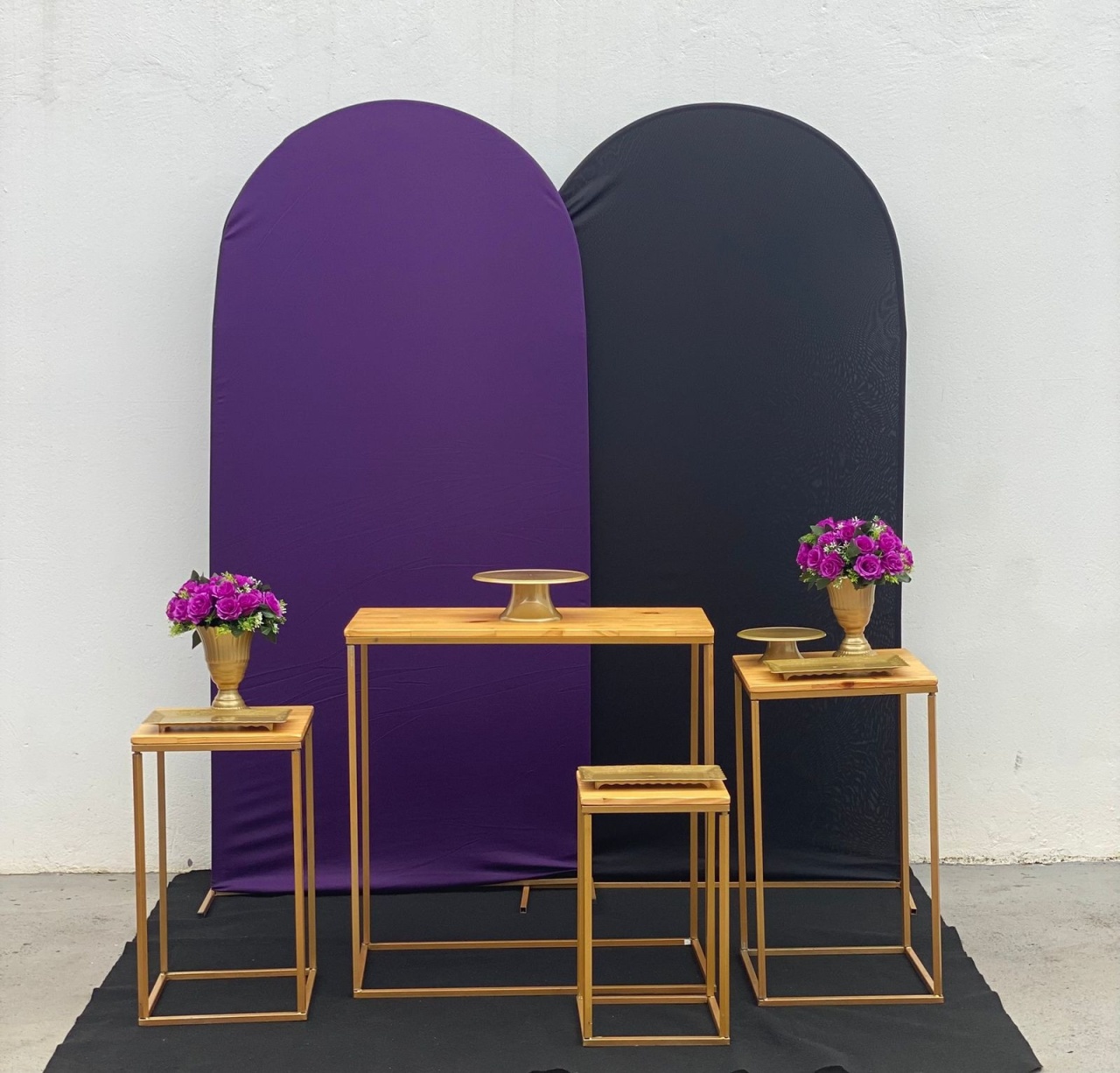 Romano Adulto Roxo E Preto - Kit 3 - tamirespegueemonte