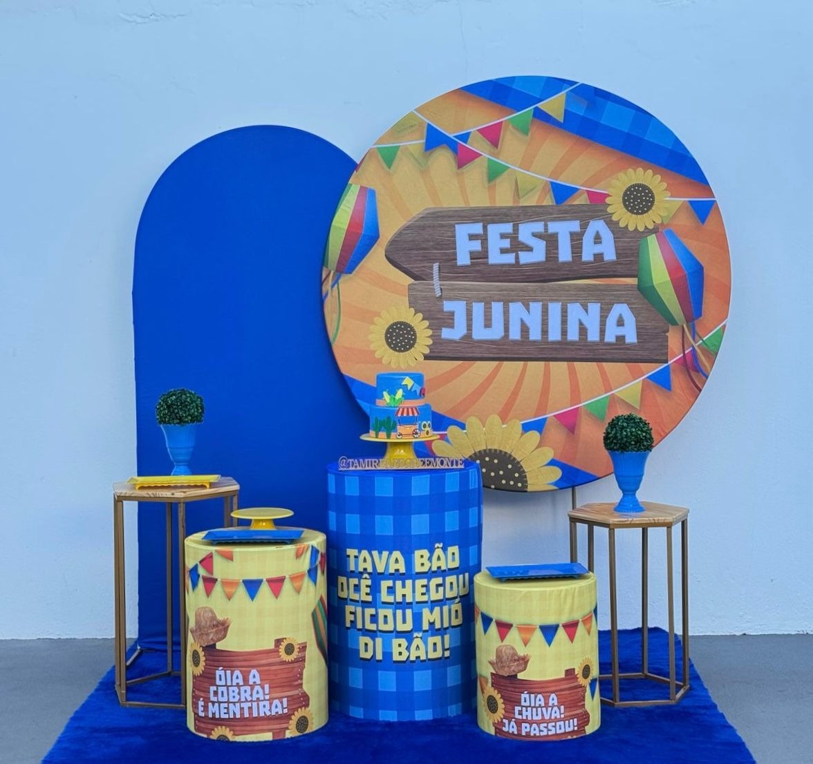 Festa Junina Azul- Kit 3 - tamirespegueemonte