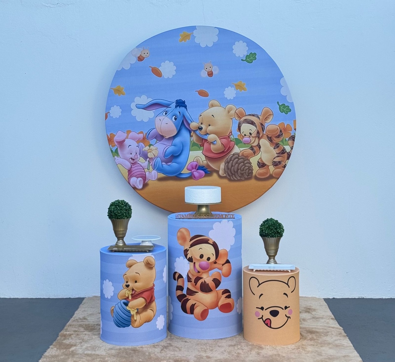 Ursinho Pooh Baby - Kit 1 - tamirespegueemonte