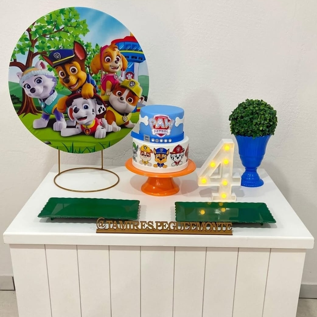 Mini Table - Patrulha Canina Menino  - tamirespegueemonte