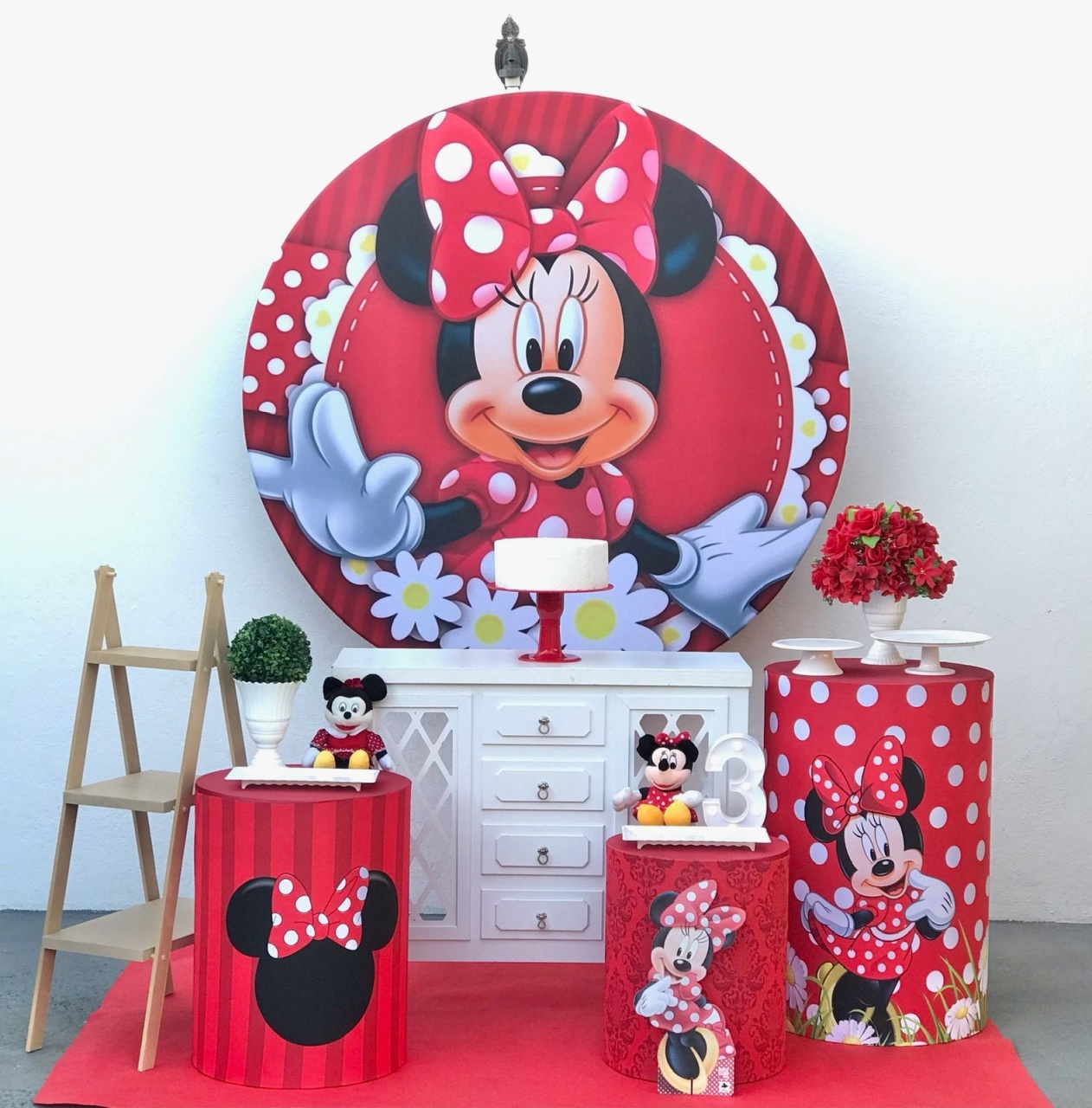 Kit Minnie Vermelha Kit 2 - tamirespegueemonte