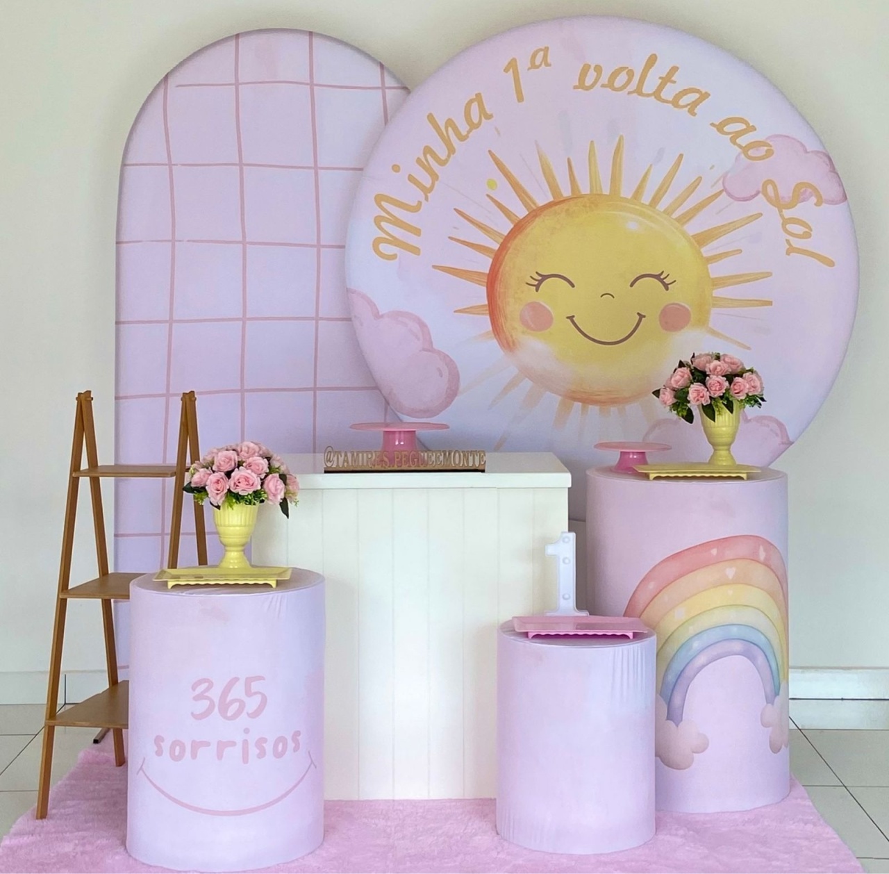 Minha Primeira Volta Ao Sol Menina  Kit 3  - tamirespegueemonte