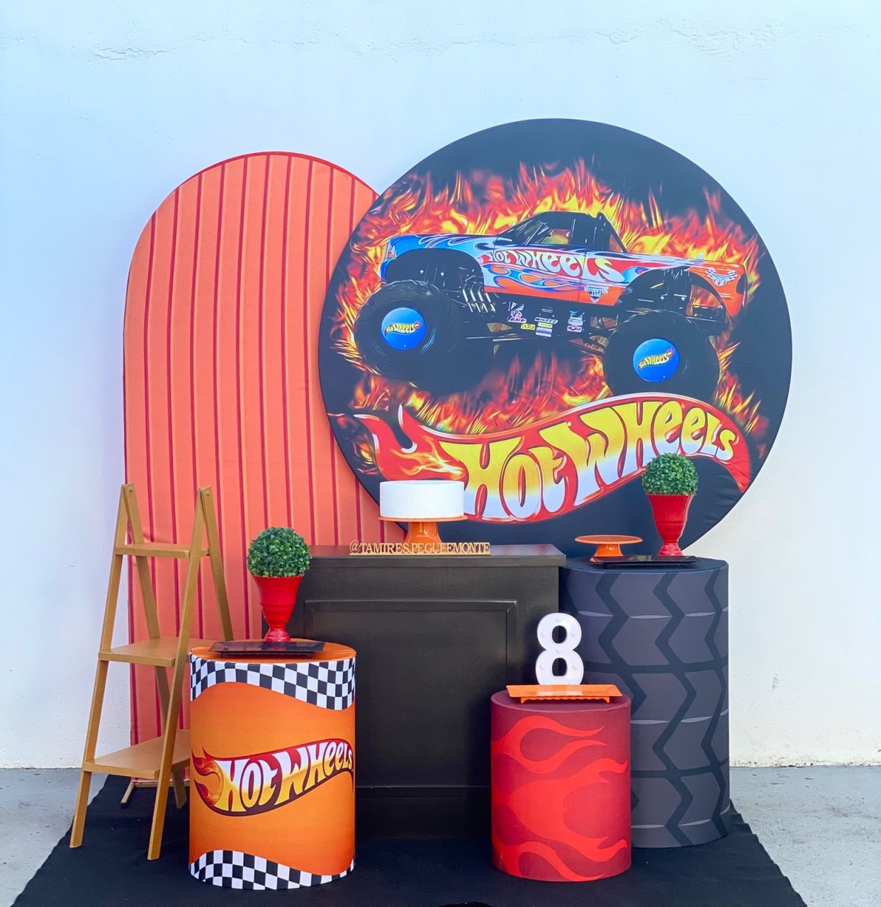 Monsters Truck - Kit 3 (Romano Laranja Ripado) - tamirespegueemonte