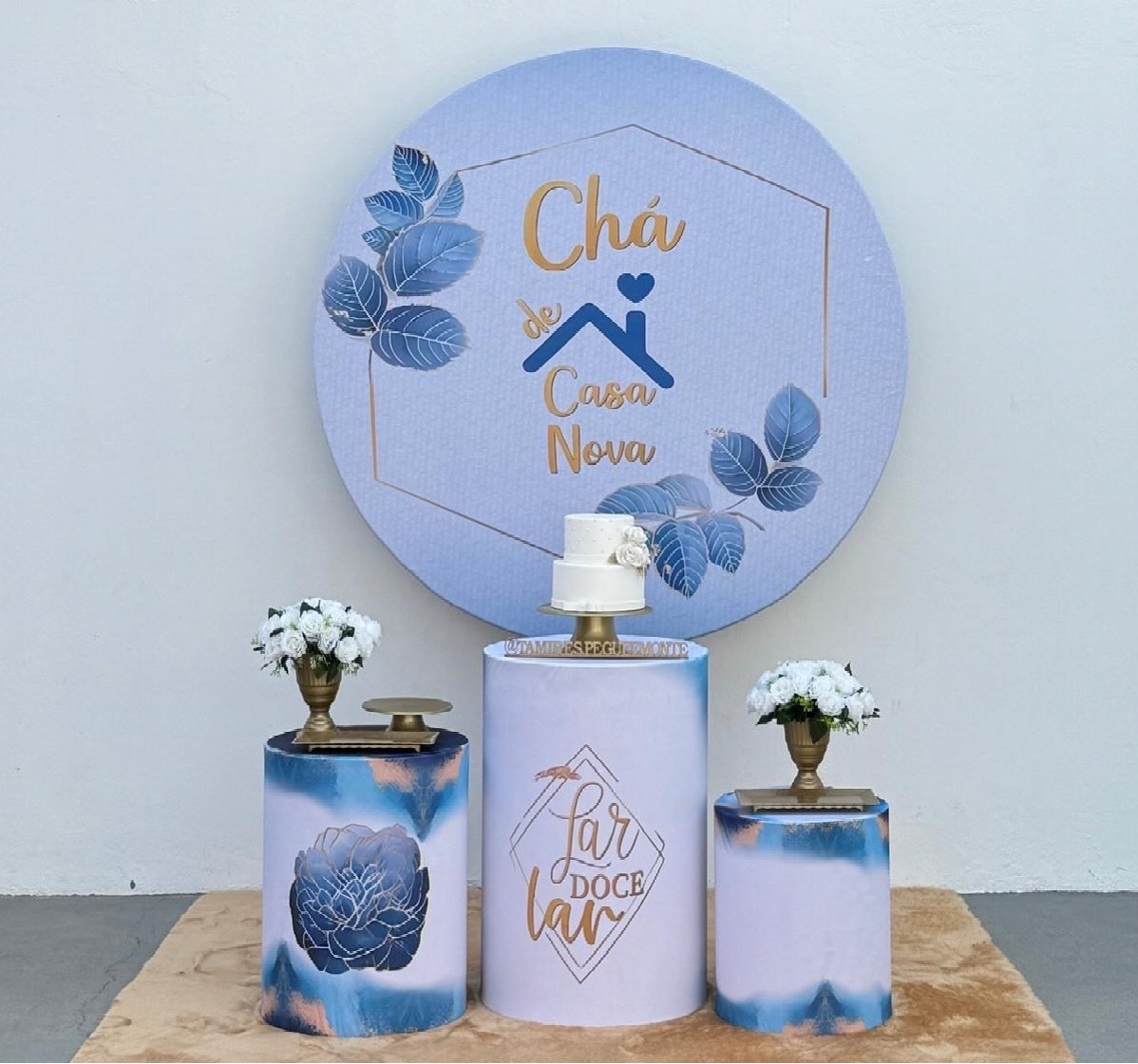 Cha de Casa Nova Azul Kit 1  - tamirespegueemonte