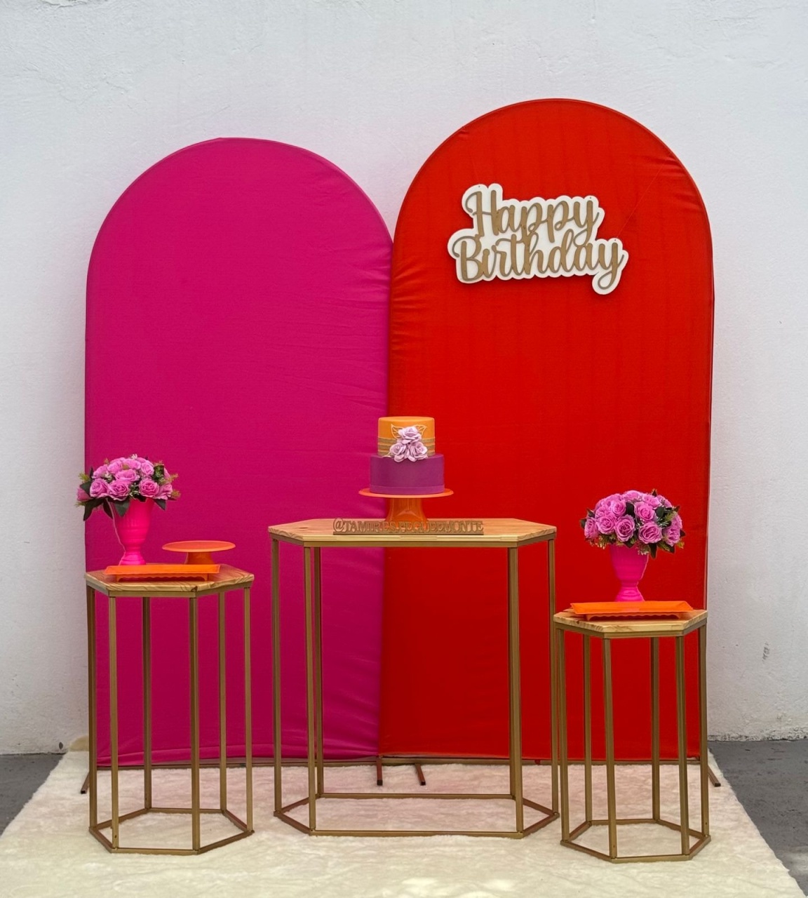 Romano Adulto Rosa Pink E Laranja - Kit 2 - tamirespegueemonte