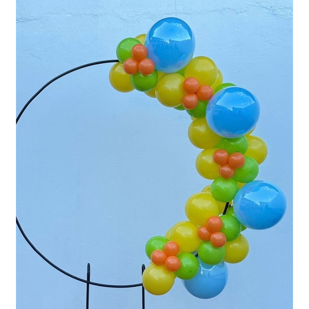 Arco de Balões Orgânico Take Away Com Metalizados - tamirespegueemonte