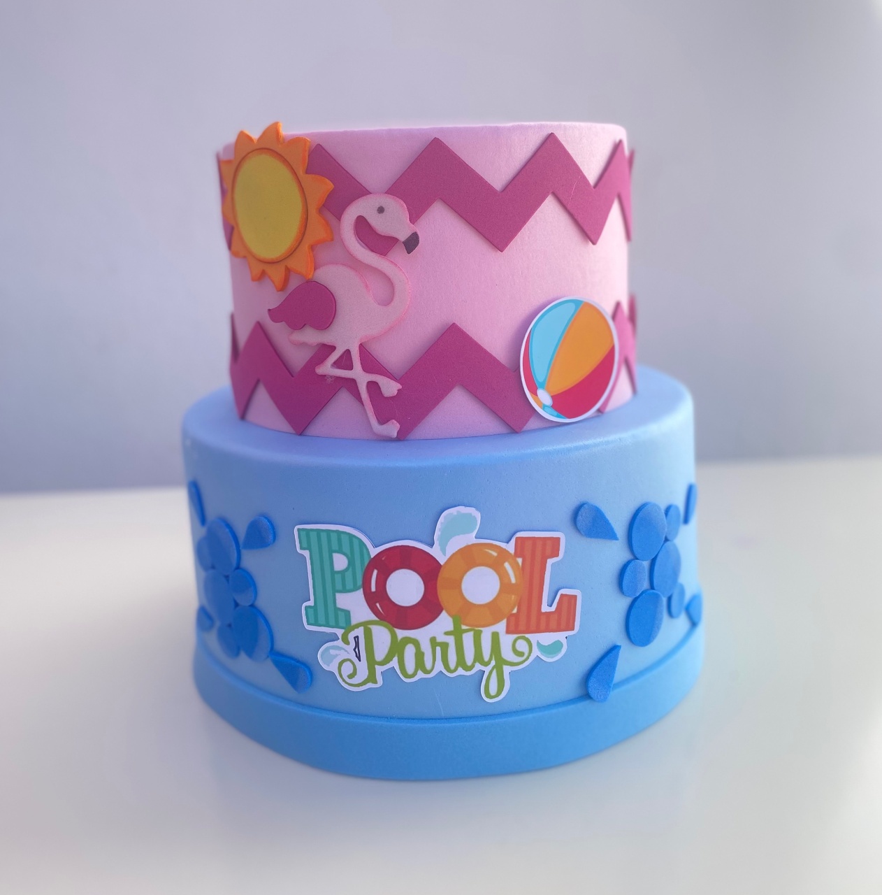 Bolo Fake - Pool Party - tamirespegueemonte