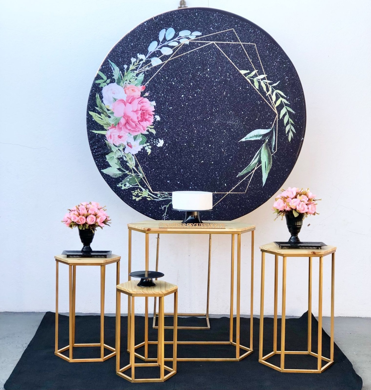 Preto Floral- Kit 2  - tamirespegueemonte